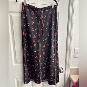 Viral Rachel Zoe Cherry Print Skirt